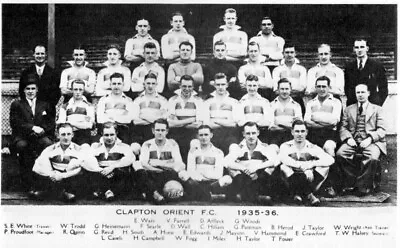 £3.50 • Buy Clapton Orient Football Team Photo>1935-36 Season